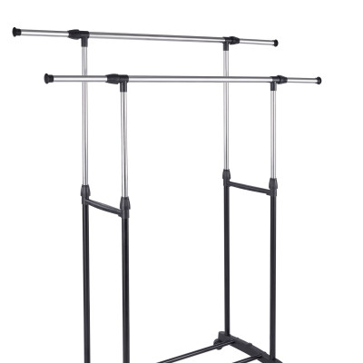 Giá phơi quần áo NiNDA R217 2 tầng có bánh xe