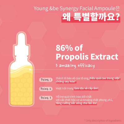 Tinh Chất Dưỡng Ẩm Chống Lão Hóa - Young &be Facial Synergy Ampoule