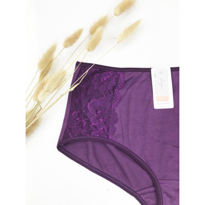 Quần Lót Nữ Cotton Cạp Vừa LUPERI LU3QL74 Nâng Mông Phối Ren Cao Cấp Kháng Khuẩn, Khử Mùi, Thoáng Khí