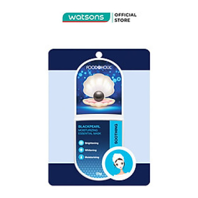 Mặt Nạ Foodaholic Blackpearl Moisturizing Essential Mask Soothing Khóa Ẩm 23g