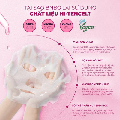 COMBO 10 MẶT NẠ DƯỠNG TRẮNG BNBG GLUTATHIONE BRIGHTENING SKINBOOSTER MASK 30MLX10