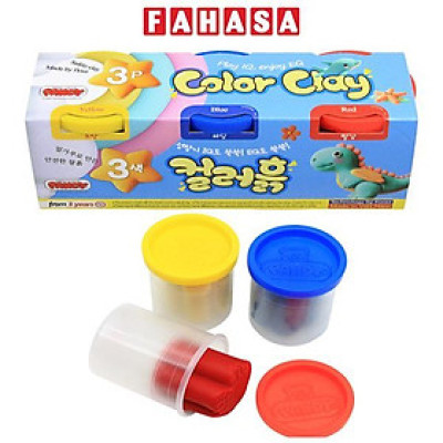 Bộ 3 Hộp Bột Nặn Màu Sắc - Pandy GA00300