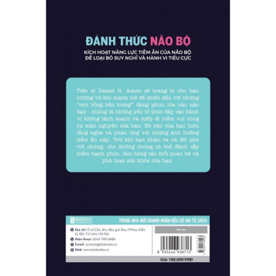 Sách - Đánh Thức Não Bộ: Kích Hoạt Năng Lực Tiềm Ẩn Của Não Bộ Để Loại Bỏ Suy Nghĩ Và Hành Vi Tiêu Cực