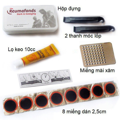 Bộ Dụng Cụ Vá Săm Lốp Xe Đạp Có Săm Du Lịch Tiện Dụng Sử Dụng Khẩn Cấp Cho Xe Đạp