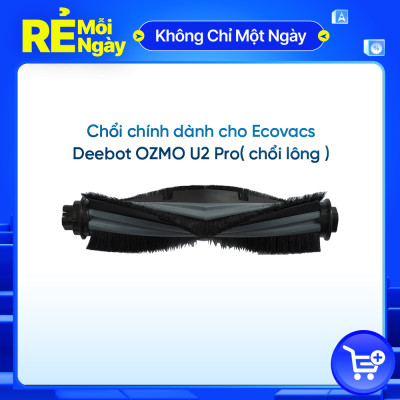 Bộ chổi chính dành cho Ecovacs Deebot OZMO U2 Pro(chổi chính có lông)_Hàng chính hãng