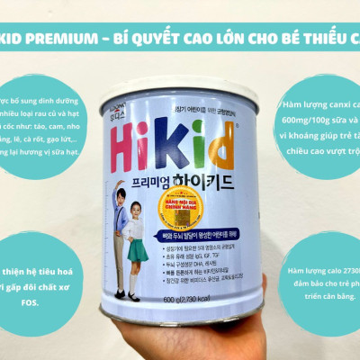 Bộ 2 Hộp Sữa Hikid Premium tăng trưởng chiếu cao tối đa - Hàng Nội địa Hàn
