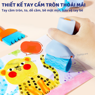 Bộ dụng cụ vẽ màu nước Mideer Finger Painting Tools Set