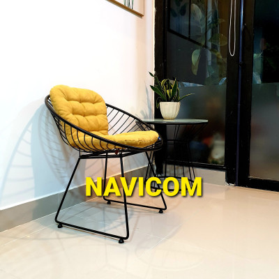 Bàn ghế Ban công - Sân vườn NVC 2 (01 bàn 02 ghế kèm nệm)
