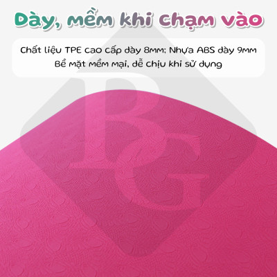 COMBO 02 Sản Phẩm Tập Yoga Tại Nhà  BG: Vòng tập Yoga 33x13 cm + Thảm tập 4mm (hàng nhập khẩu)