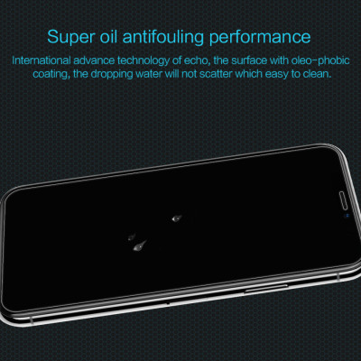 Miếng dán kinh cường lực dành cho iPhone XS MAX Nillkin (độ cứng 9H, mỏng 0.3mm, chống dầu, hạn chế vân tay) - Hàng chính hãng