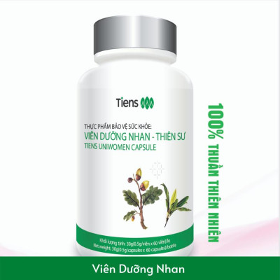 Thực Phẩm Bảo Vệ Sức Khỏe Thiên Sư - Viên Dưỡng Nhan - Điều hòa khí huyết, điều hòa tử cung, Chăm sóc buồng trứng của bạn, đẩy lùi dấu vết thời gian