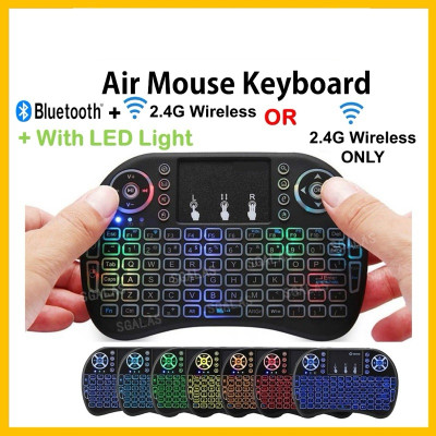 Bàn phím Wireless mini UKB500- Bàn phím không dây mini keyboard kiêm chuột cảm ứng đa năng wireless - Hàng chính hãng