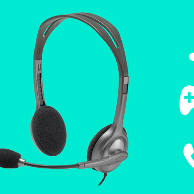 Tai Nghe Chụp Tai Logitech H110 - Hàng Chính Hãng