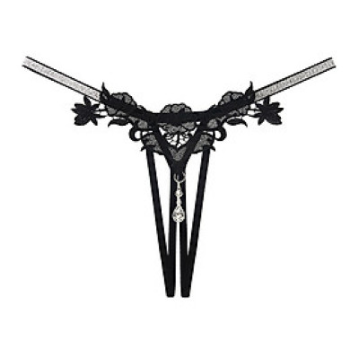 Quần lót nữ gợi cảm đính đá sáng Hot Girl, rỗng trước sau