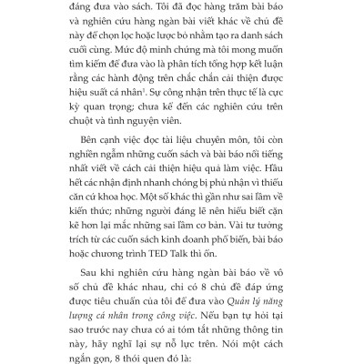 Quản Lý Năng Lượng Cá Nhân Trong Công Việc