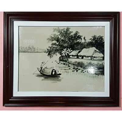 TRANH SỨ - PHONG CẢNH QUÊ HƯƠNG 