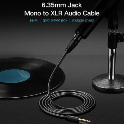 Ugreen UG20721AV131TK 5M màu Đen Cáp âm thanh 6.5mm sang cannon âm - HÀNG CHÍNH HÃNG