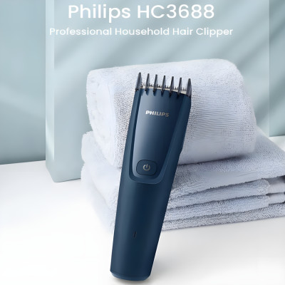 Tông đơ cắt tóc trẻ em series 3000 đời mới thương hiệu Philips HC3688/15 - Hàng nhập khẩu