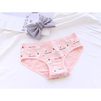 Combo 10 quần lót nữ tam giác cotton hình thiên nga