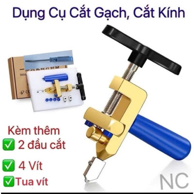 Dao Cắt Gạch Kính Đa Năng Loại Tốt – Cắt Nhanh, Đường Cắt Sắc Nét, Siêu Bền , đèn