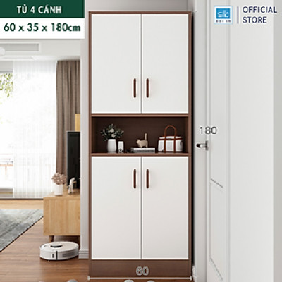 Tủ Để Giày, Để Đồ Cỡ Lớn Đa Năng Phù Hợp Đặt Tại Lối Vào Phòng Khách Thương Hiệu SIB Decor KG19