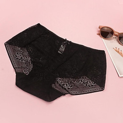 Quần Lót Nữ Lụa Cạp Cao Nâng Mông LUPERI LU3QL756 Co Giãn Thoáng Mát Kháng Khuẩn Khử Mùi Tốt