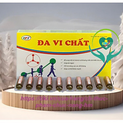 Siro Đa vi chất  (Hộp 20 ống) -Giúp bé ăn ngủ ngon, tăng hấp thu, phát triển chiều cao , trí tuệ