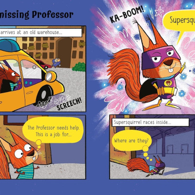 Sách ngoại văn: Supersquirrel And The Crazy Rain Maker