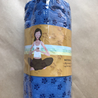 Khăn Trải Thảm Yoga Cao Cấp Chống Trượt Đính hạt PVC Hoa 5 Cánh theo màu - Độ Bám Dính Cao, Thấm Hút Mồ Hôi - Tặng Kèm Túi Đựng Khăn(ẢNH VÀ VIDEO TẠI SHOP)