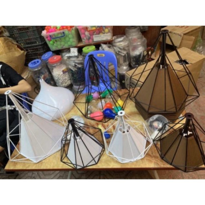 Đèn thả quà fi 250 và bóng 5w, đèn thả quán cafe DT