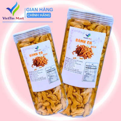 Bánh Cá Mặn Viettin Mart 250g
