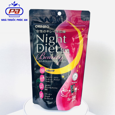 Trà Beauty Collagen Orihiro 16 gói giúp giảm cân, phân giải mỡ thừa, chống lão hóa và đẹp da