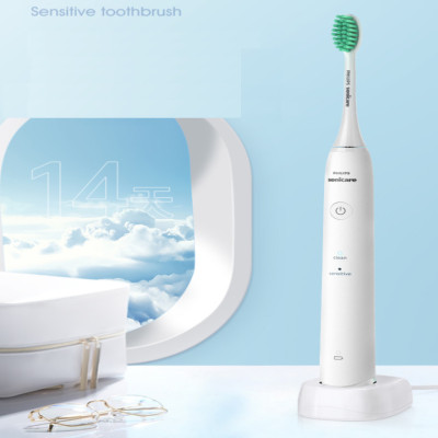 Bàn chải đánh răng điện thương hiệu cao cấp Philips Sonicare HX2431 - 30.000 lần rung mỗi phút - HÀNG NHẬP KHẨU