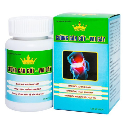 Cường gân cốt vai gáy Kingphar -Lọ 40 viên-Giúp hoạt huyết ,Thông kinh lạc,Hỗ trợ giảm tình trạng đau mỏi xương khớp