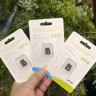 Thẻ nhớ Camera Ezviz 64Gb Class 10 Tốc Độ Cao, Cho Camera, Điện Thoại - Hàng Chính Hãng 