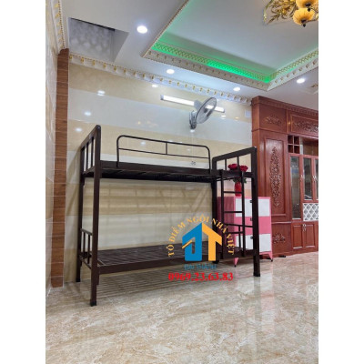 Giường sắt hộp 2 tầng 1m2x1m2( Tầng Dưới – Tầng Trên) Cao cấp - Đại Thành