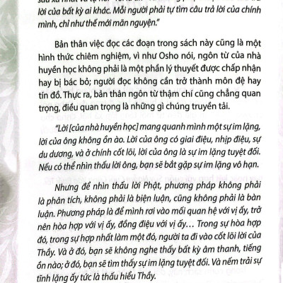 Osho - Suy Ngẫm Đầu Tiên Vào Buổi Sáng - 365 Khoảnh Khắc Thăng Hoa Cho Ngày Mới Tỉnh Thức (Tái Bản 2022)