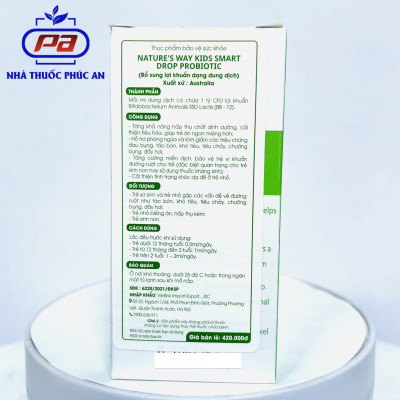 Men vi sinh cho bé Nature