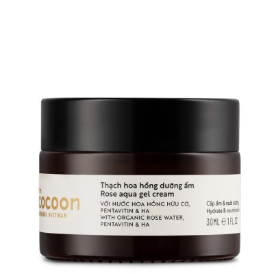 Thạch hoa hồng dưỡng ẩm Cocoon, kem dưỡng ẩm cấp ẩm và nuôi dưỡng 30ml - LS026 - The Cocoon Original Vietnam