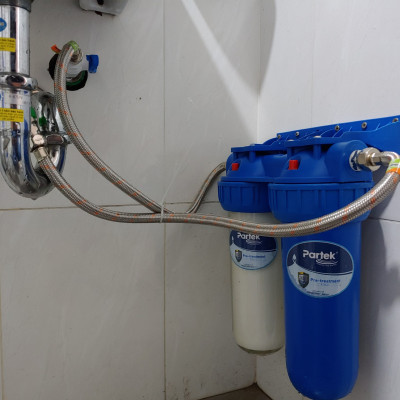 Bộ lọc nước sinh hoạt nhiễm phèn Partek series P1020-2PRS-H cao cấp - hàng chính hãng