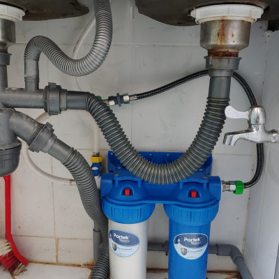 Bộ lọc nước sinh hoạt nhiễm phèn Partek series P1020-2PRS-H cao cấp - hàng chính hãng