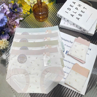 Combo 5 quần lót cotton cạp cao