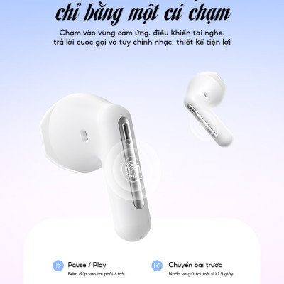 Tai nghe Bluetooth PISEN C2 ANC ENC True wireless, Kim Ánh cho dùng thử 30 ngày, hàng chính hãng, bảo hành 18 tháng