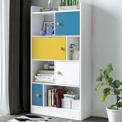 Giá sách gỗ đẹp thiết kế tiện dụng SMLIFE Banswara