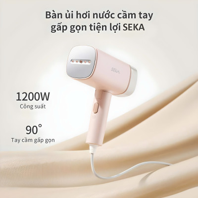 Bàn là hơi nước cầm tay SEKA, Bàn ủi cầm tay bình nước lớn 170ml Công suất 1200W hàng nhập khẩu