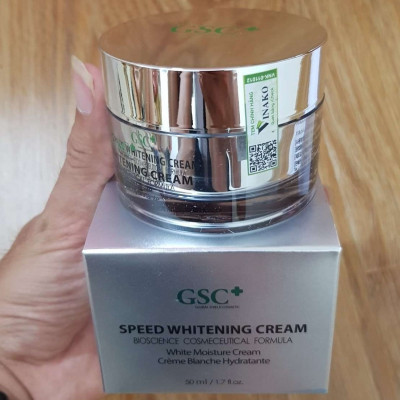 Kem làm trắng nhanh GSC Speed whitening cream, Hỗ trợ t r ị nám, tàn nhang hiệu quả, cân bằng sắc tố da, An toàn cho mọi loại da, hoàn toàn không kích ứng