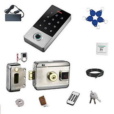 Bộ khóa điện tử thông minh SG-302P mở bằng vân tay, thẻ từ - Hàng nhập khẩu