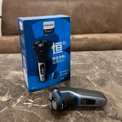 Máy cạo râu khô và ướt cao cấp, thương hiệu Hà Lan Philips S3206/09 Series 3000 - Chức năng: Cạo râu, tỉa tóc mai, ria mép - HÀNG NHẬP KHẨU