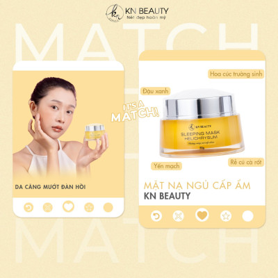 MẶT NẠ NGỦ CHIẾT XUẤT HOA CÚC SLEEPING MASK - HELICHRYSUM KN BEAUTY 50G
