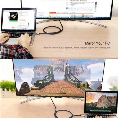 Ugreen UG10251HD102TK 1.5M màu Đen Cáp tín hiệu HDMI vỏ bọc lưới cao cấp cáp dẹt - HÀNG CHÍNH HÃNG